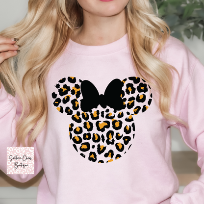 Minnie Ears Cheetah Print