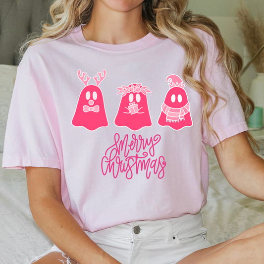 Pink Ghost Christmas